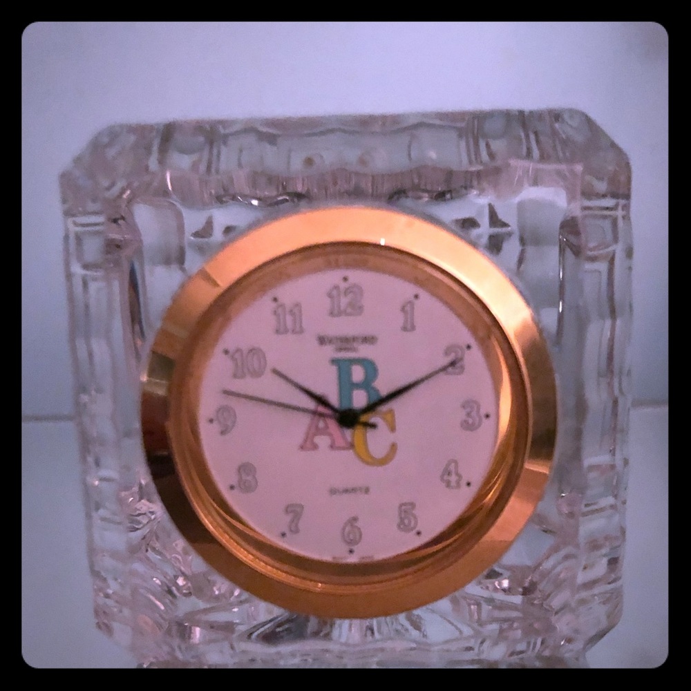 Waterford Crystal ABC Clock
